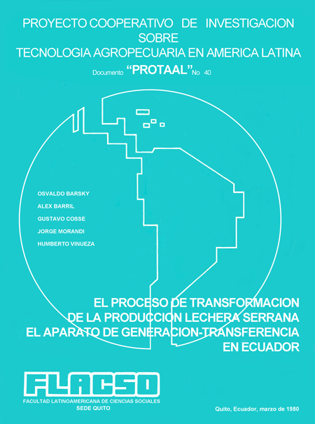 El proceso de transformación de la producción lechera serrana y el aparato de generación - transferencia en Ecuador