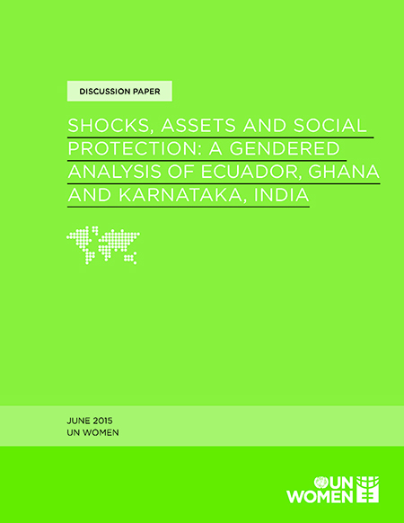 Shocks, assets and social protection: a gendered analysis of Ecuador, Ghana and Karnataka, India